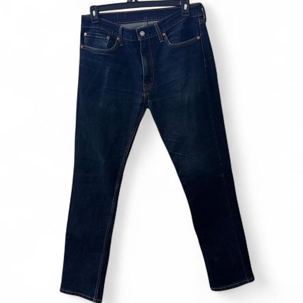 Levi-s Men's Blue and Navy Jeans